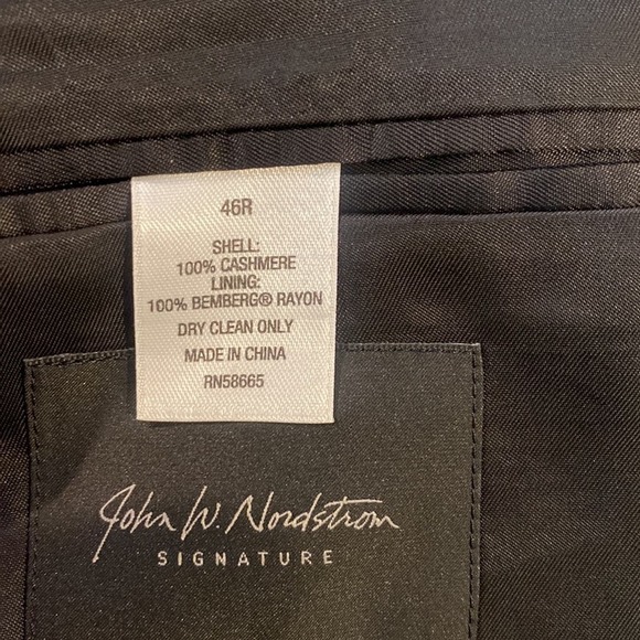 Loro Piana Black Cashmere Button Down Blazer Jacket 46R - Picture 6 of 10